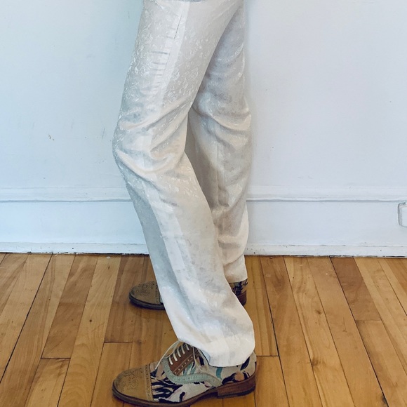 White Floral Pants- Atelier Boz- Made in Japan - Picture 8 of 12